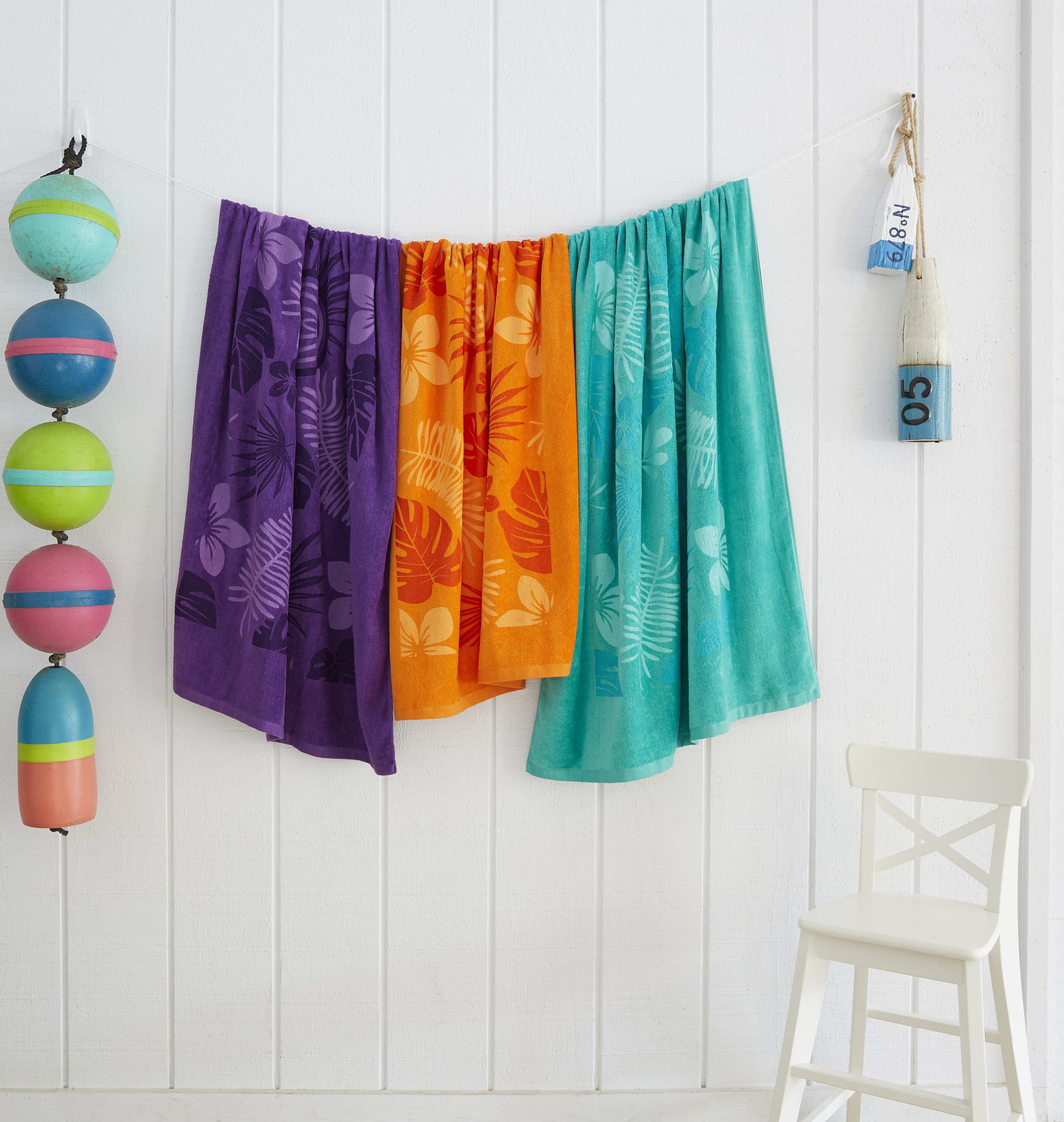 Diamond Collection Colored Beach Towel (Screen Print) 1