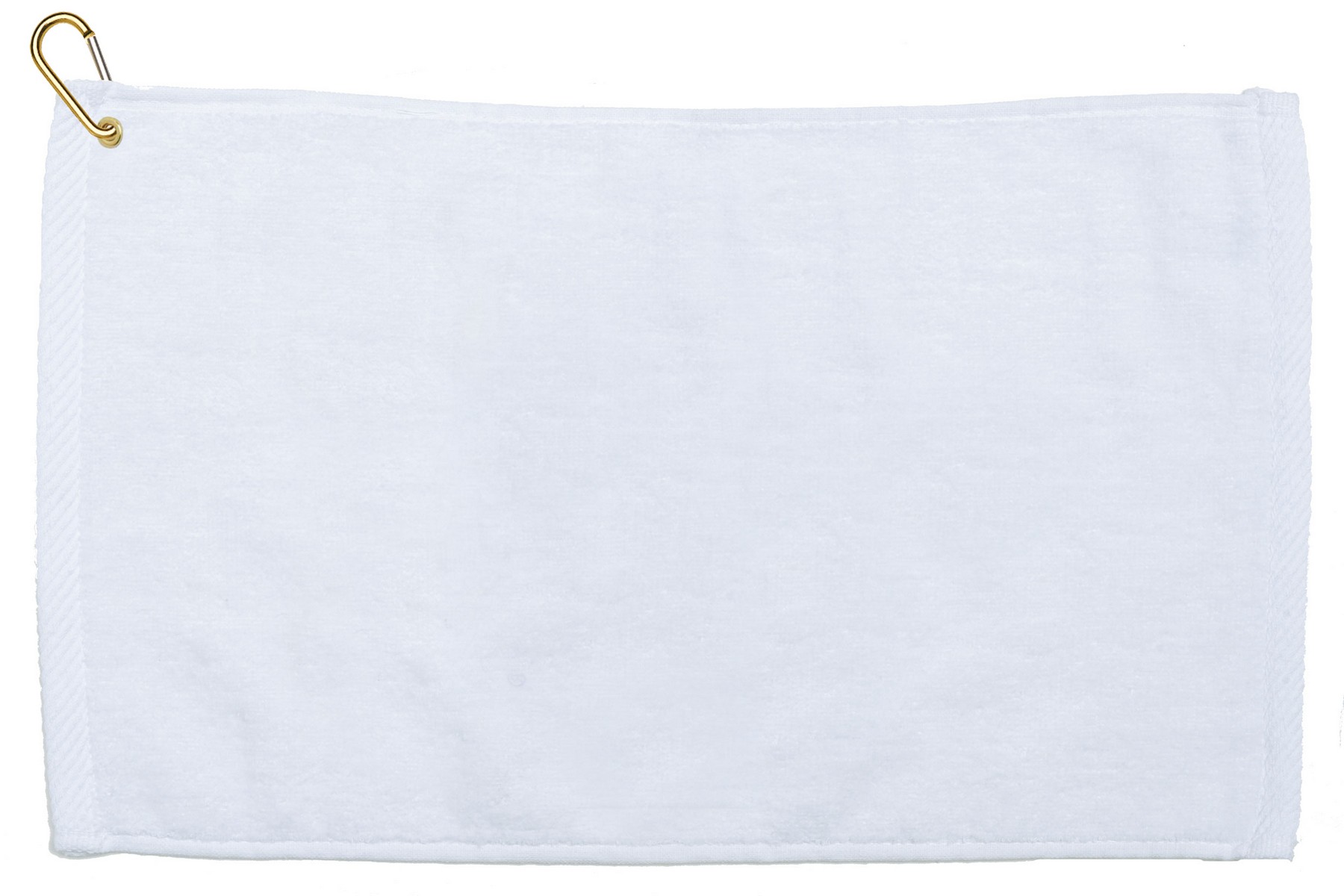 Velour Fingertip Golf Towel w/ Corner Grommet (Screen Print) 1