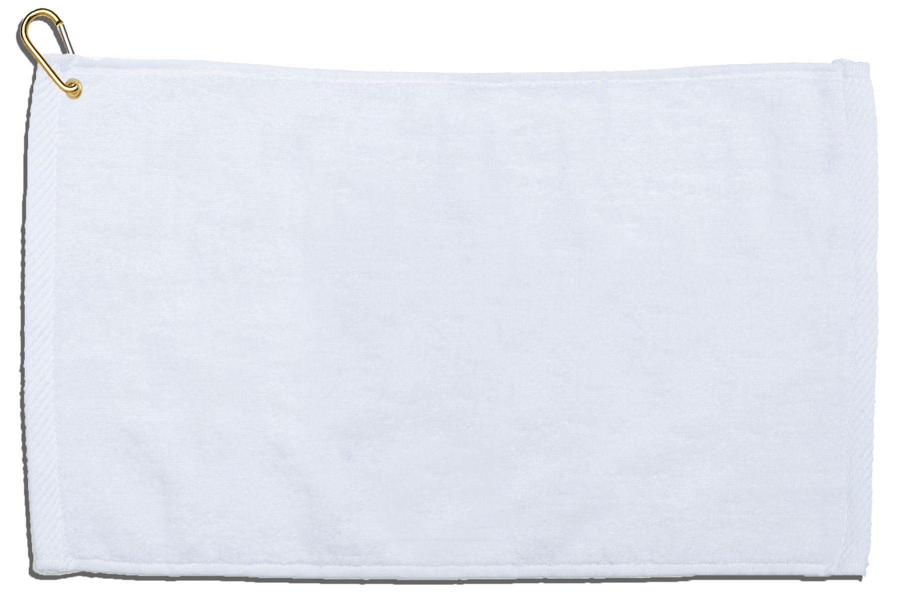 Velour Fingertip Golf Towel w/ Corner Grommet (Screen Print) 1