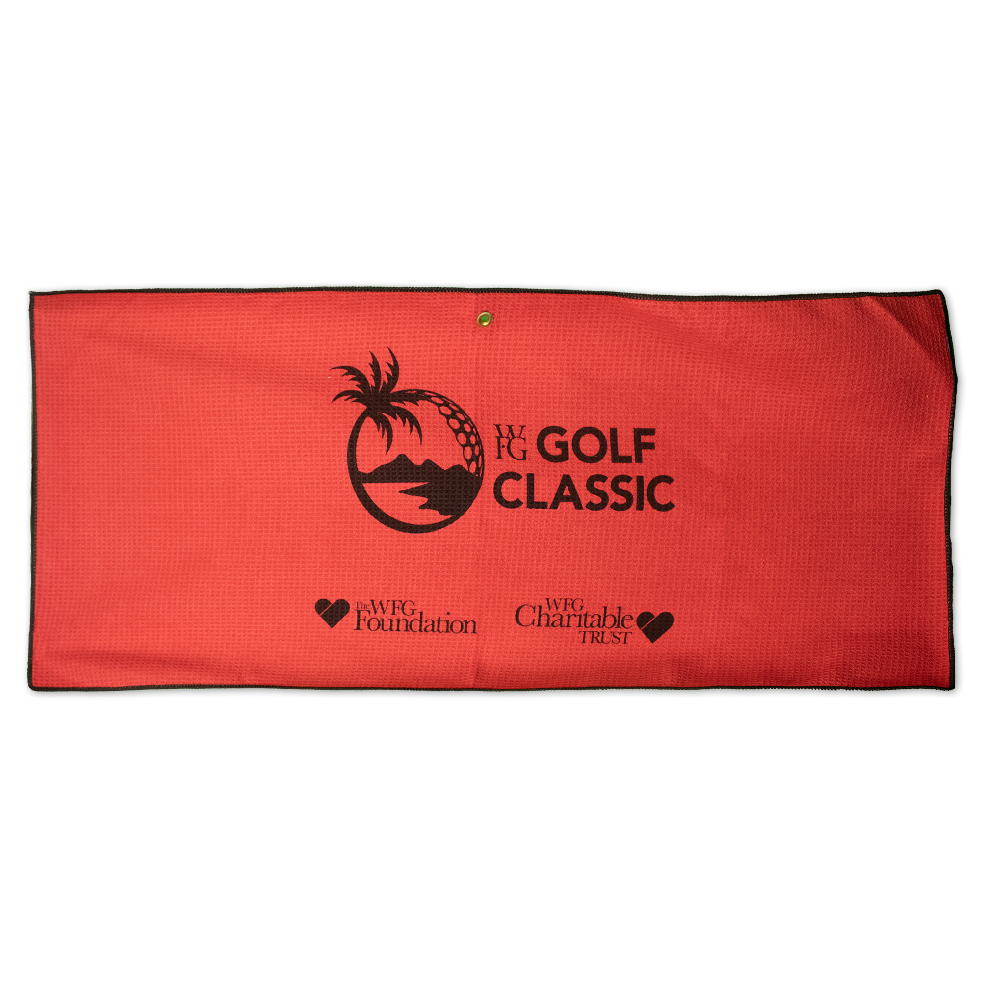 Microfiber Waffle Caddy Towel (Screen Print) 1