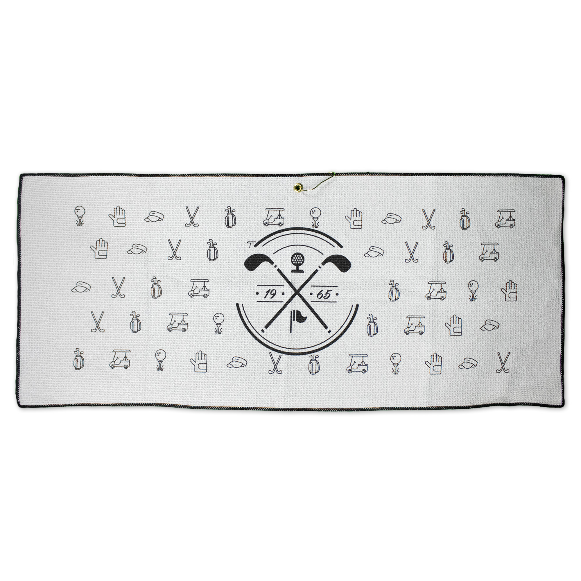 Microfiber Waffle Caddy Towel (Screen Print) 1