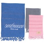 Stone Washed Demin Peshtemal Towel 1 Stone Washed Demin Peshtemal Towel 1