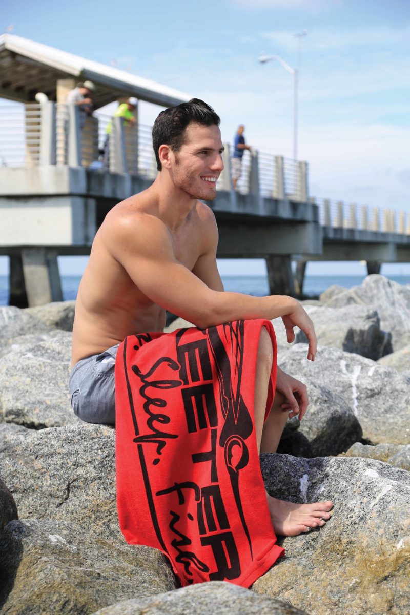 Small Colored Beach Towel (Screen Print) 1 Small Colored Beach Towel (Screen Print) 1