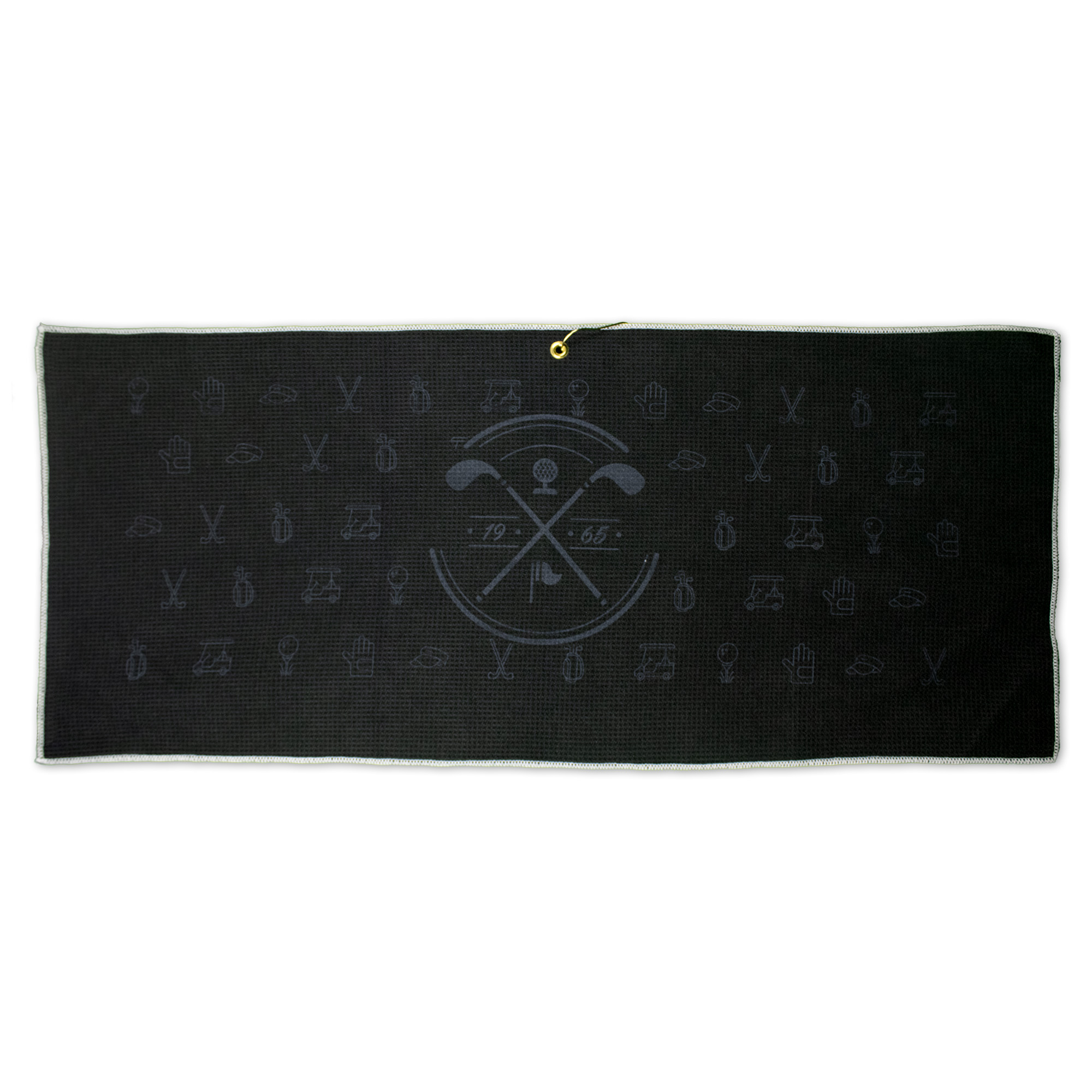 Microfiber Waffle Caddy Towel (Embroidery) 1
