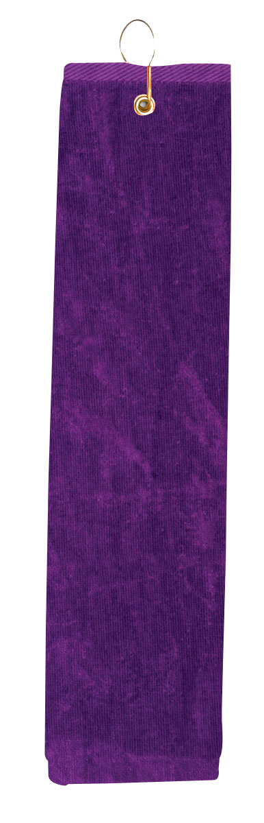 Diamond Collection Golf Towel w/ Tri-Fold Grommet (Screen Print) 1