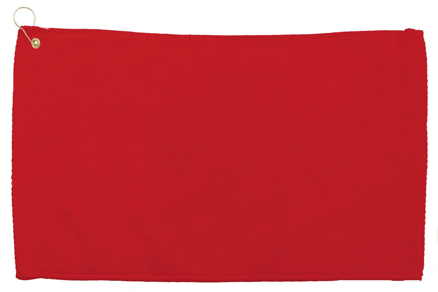 Velour Fingertip Golf Towel w/ Corner Grommet (Embroidery) 1