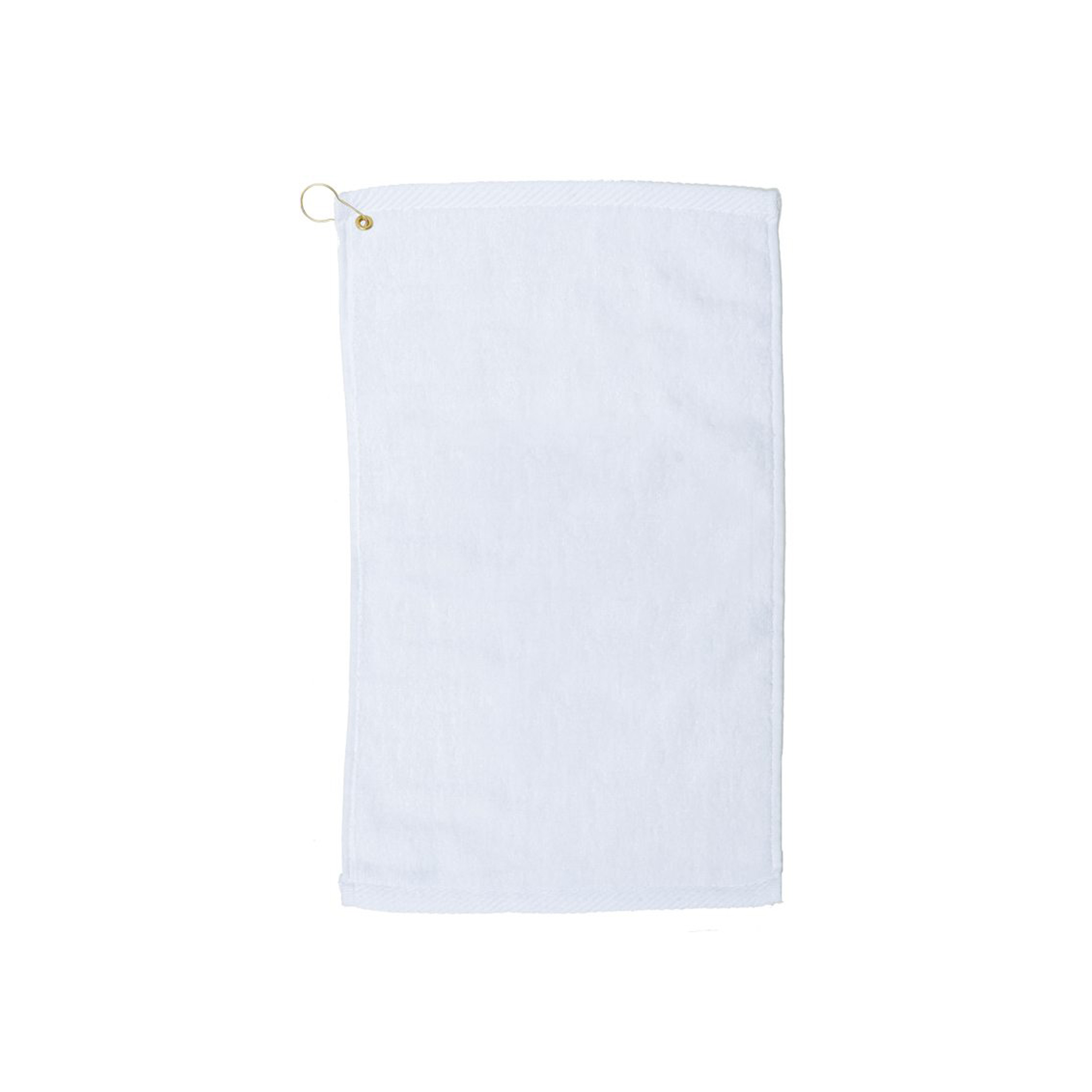Velour Fingertip Golf Towel w/ Corner Grommet (Embroidery) 1