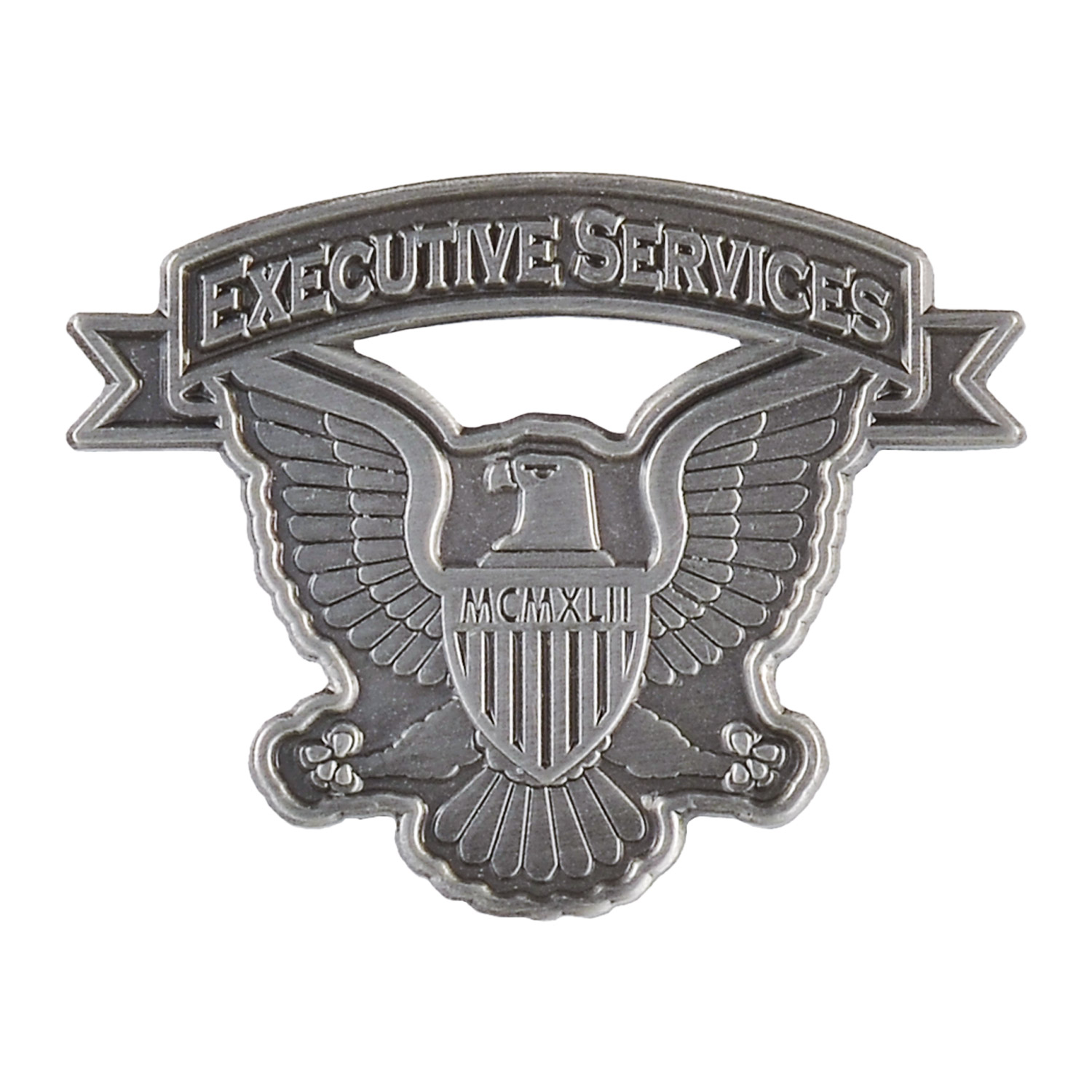 3/4" (0.75") Die Struck Antique Lapel Pin 1