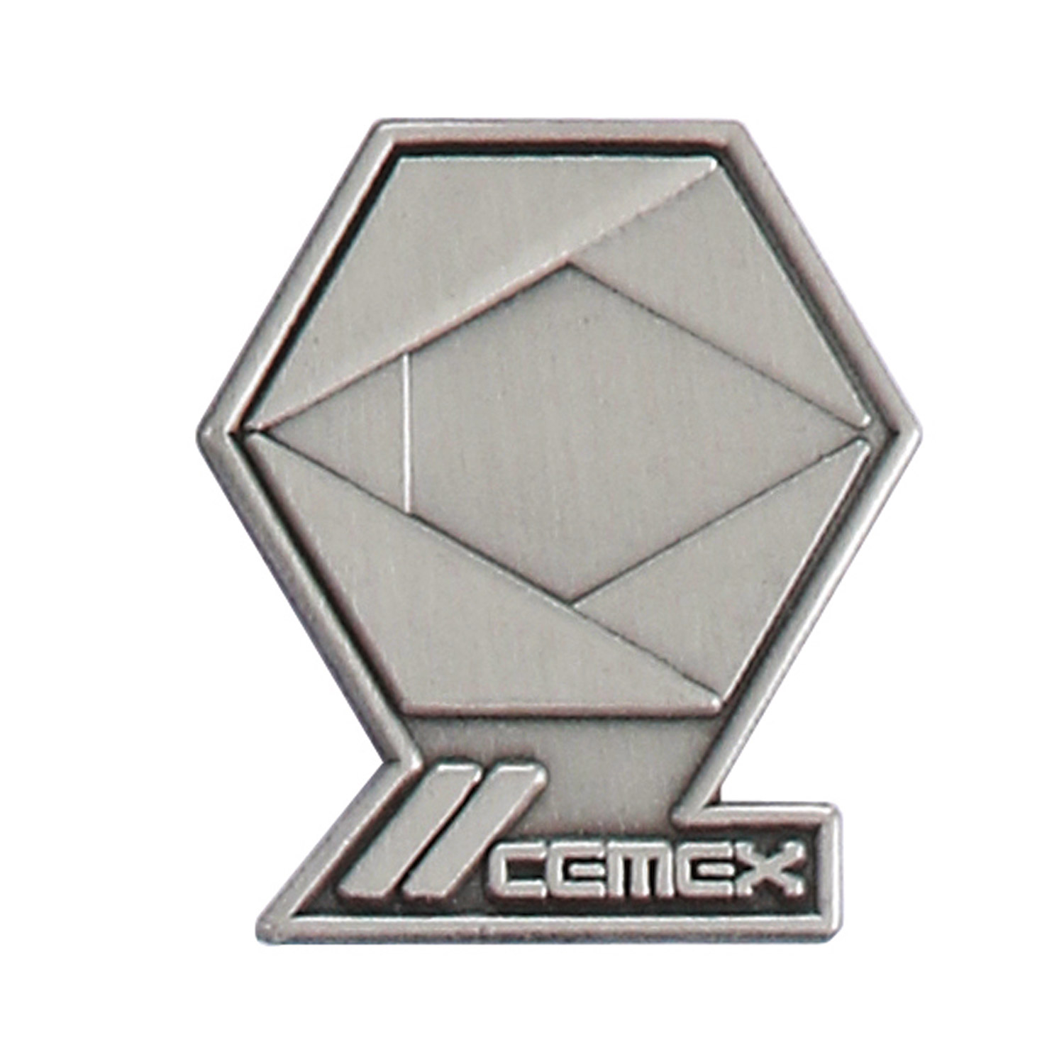 3/4" (0.75") Die Struck Antique Lapel Pin 1