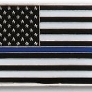 "Police Law Enforcement Support USA Flag" Stock Pin 1 "Police Law Enforcement Support USA Flag" Stock Pin 1