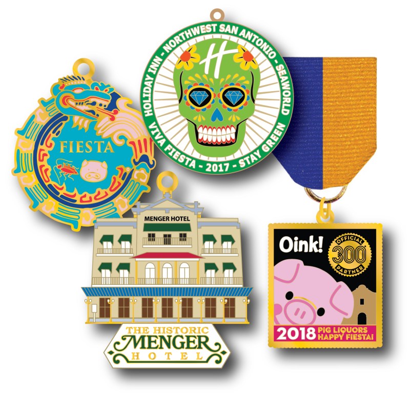 1 1/2" (1.5") Custom Fiesta Medals 1 1 1/2" (1.5") Custom Fiesta Medals 1