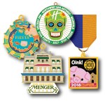 1 1/2" (1.5") Custom Fiesta Medals 1 1 1/2" (1.5") Custom Fiesta Medals 1
