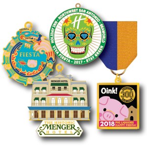 1 1/2" (1.5") Custom Fiesta Medals 1 1 1/2" (1.5") Custom Fiesta Medals 1