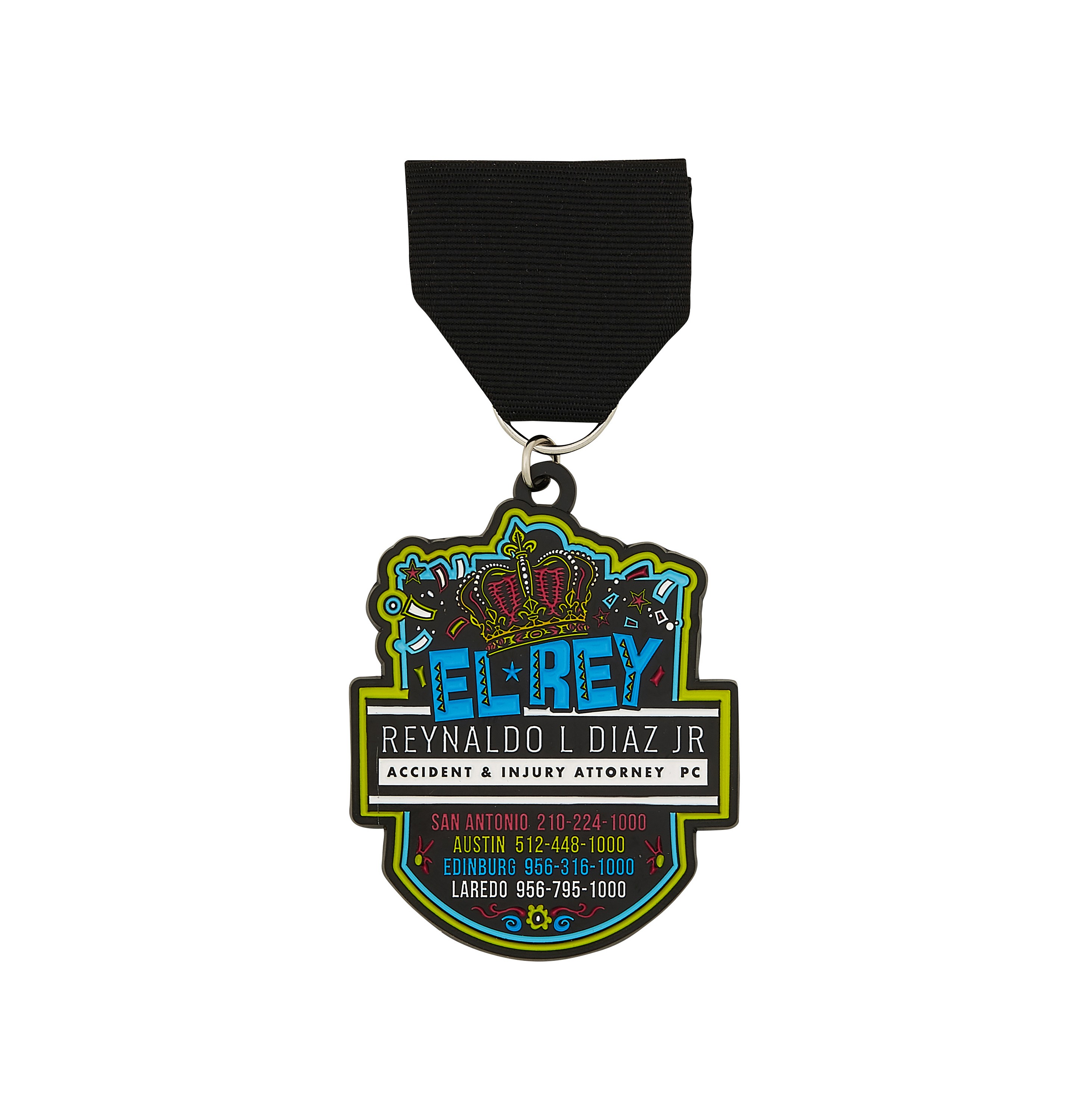 1 1/2" (1.5") Custom Fiesta Medals 1
