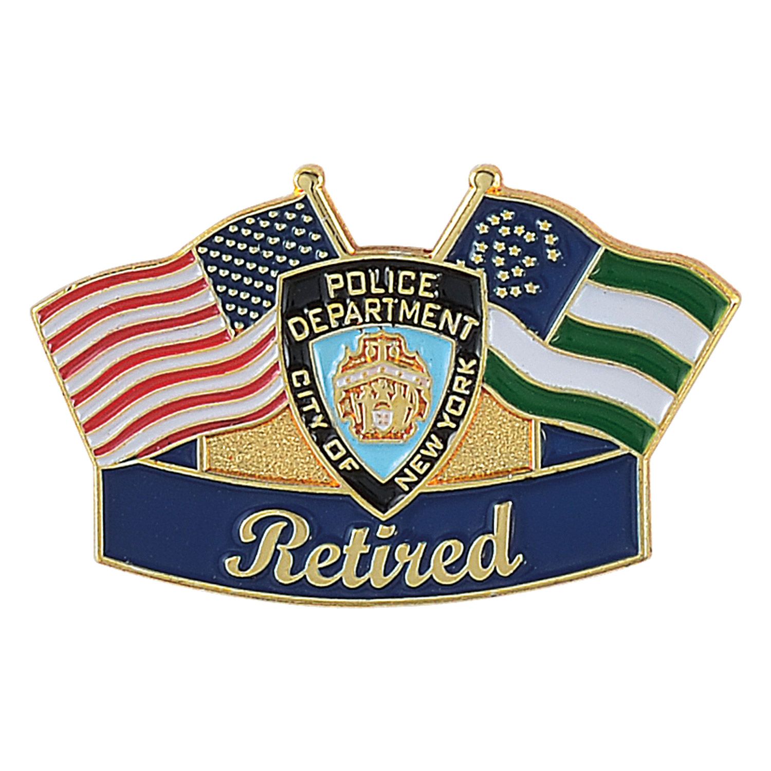 Custom Lapel Pins - 7/8" (0.875") Die Struck Soft Enamel 1