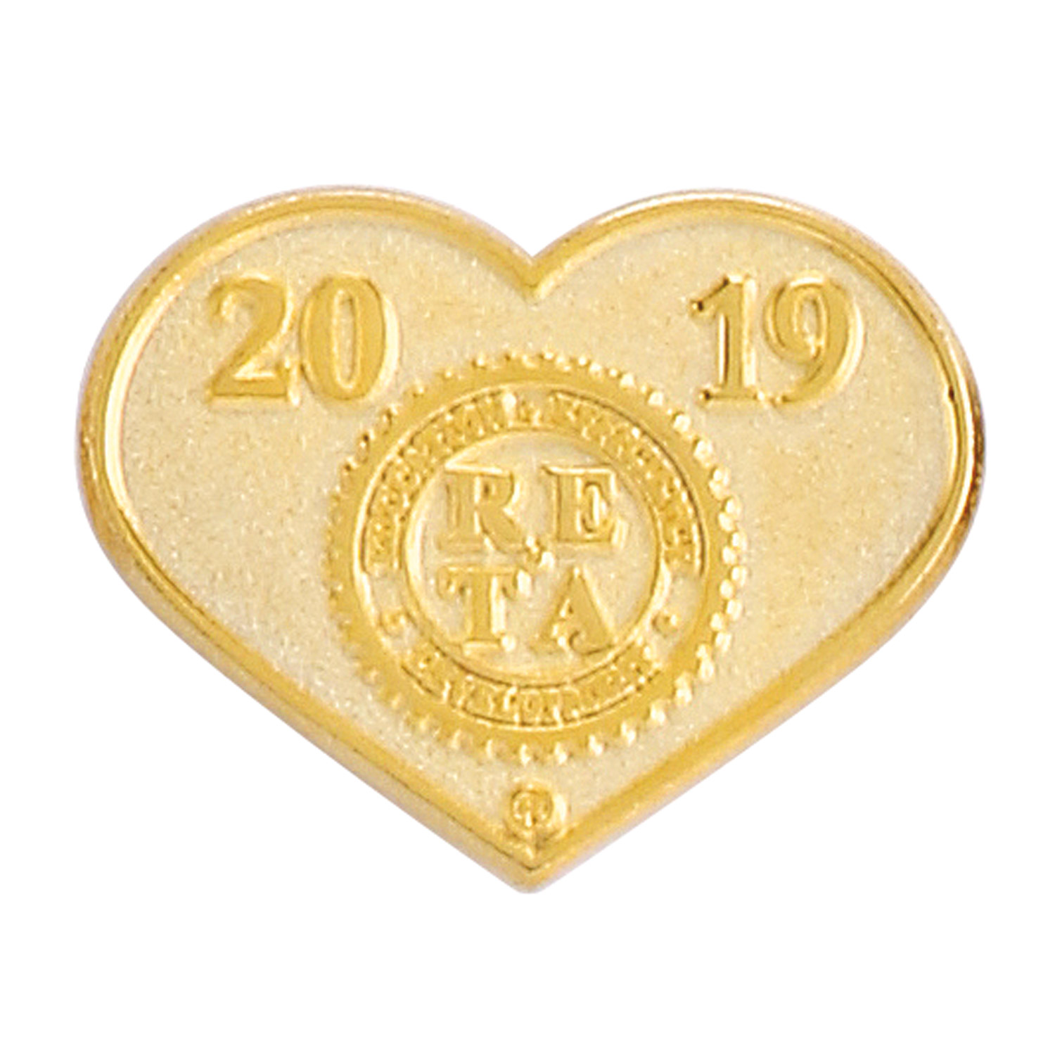 1 1/8" (1.125") Die Struck Sandblast Lapel Pin 1