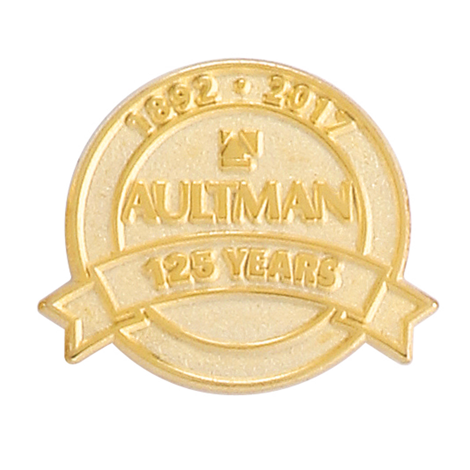 1 1/8" (1.125") Die Struck Sandblast Lapel Pin 1