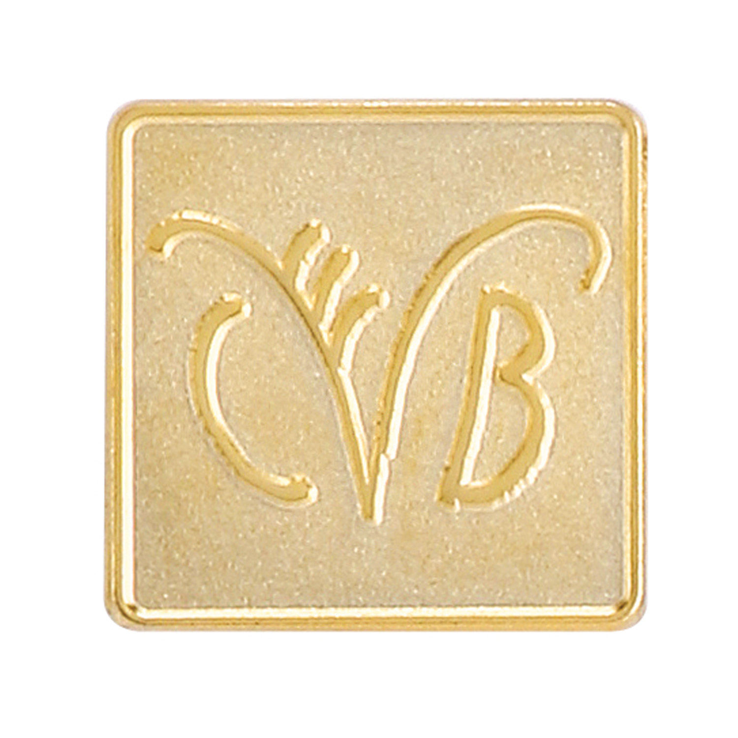 1 1/8" (1.125") Die Struck Sandblast Lapel Pin 1
