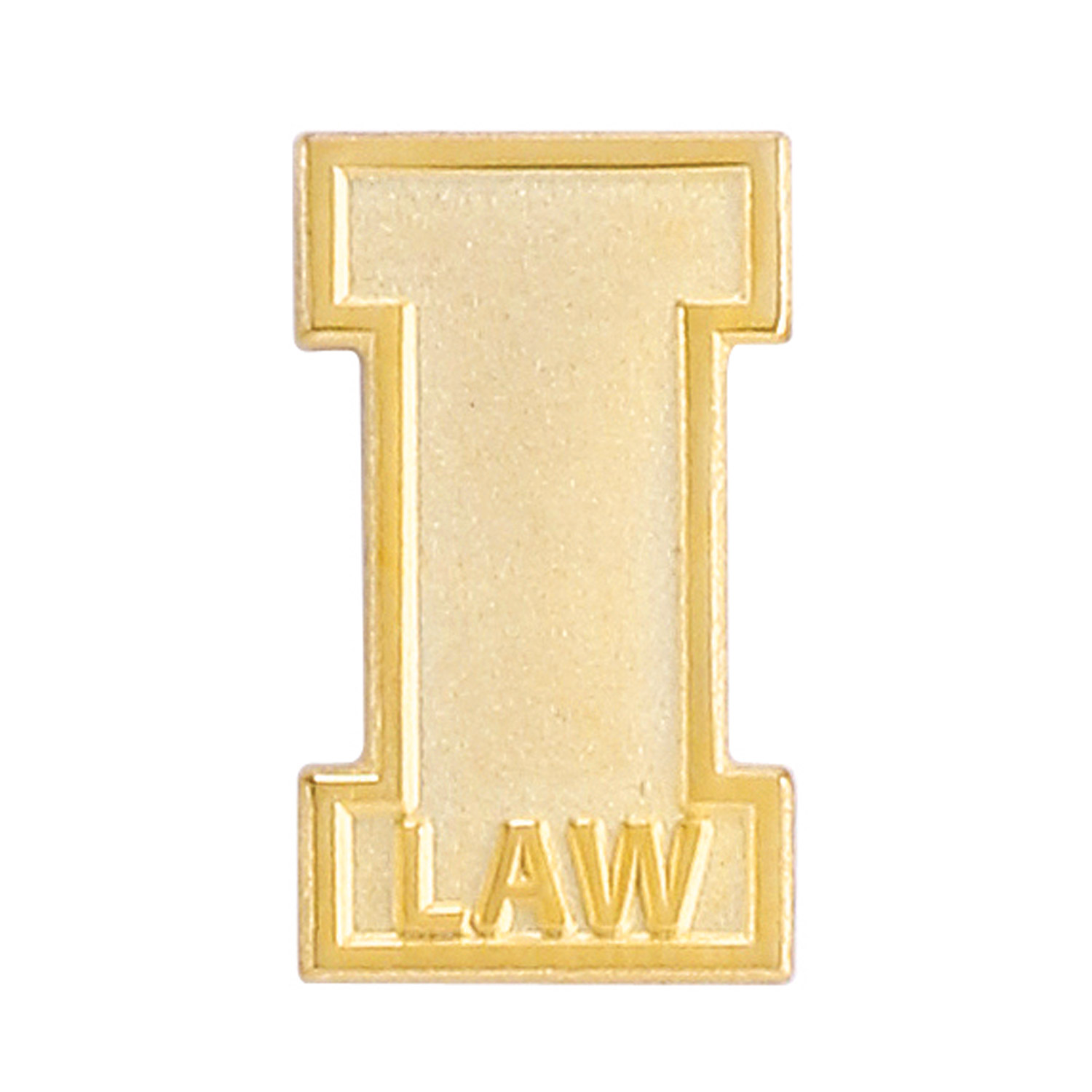 1 1/8" (1.125") Die Struck Sandblast Lapel Pin 1
