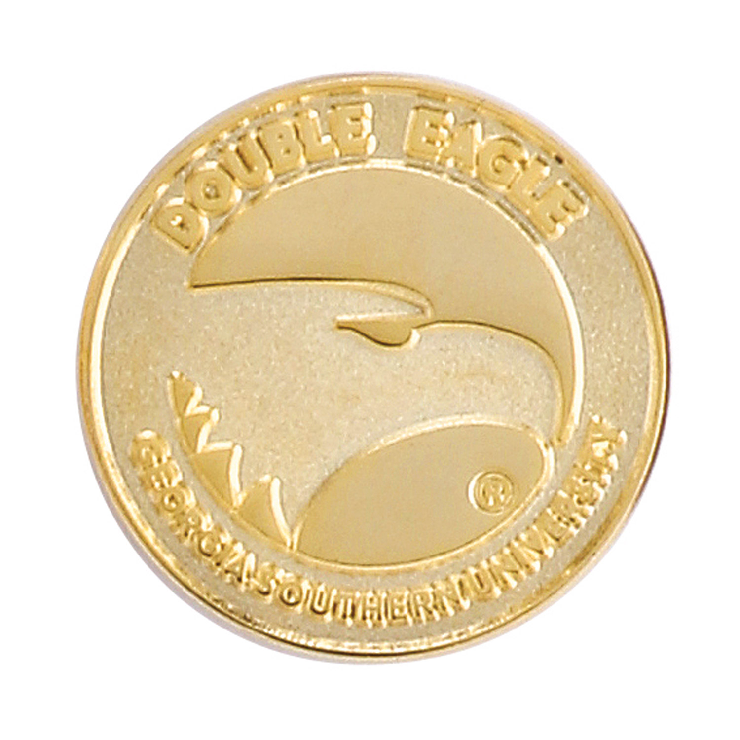 1 1/8" (1.125") Die Struck Sandblast Lapel Pin 1