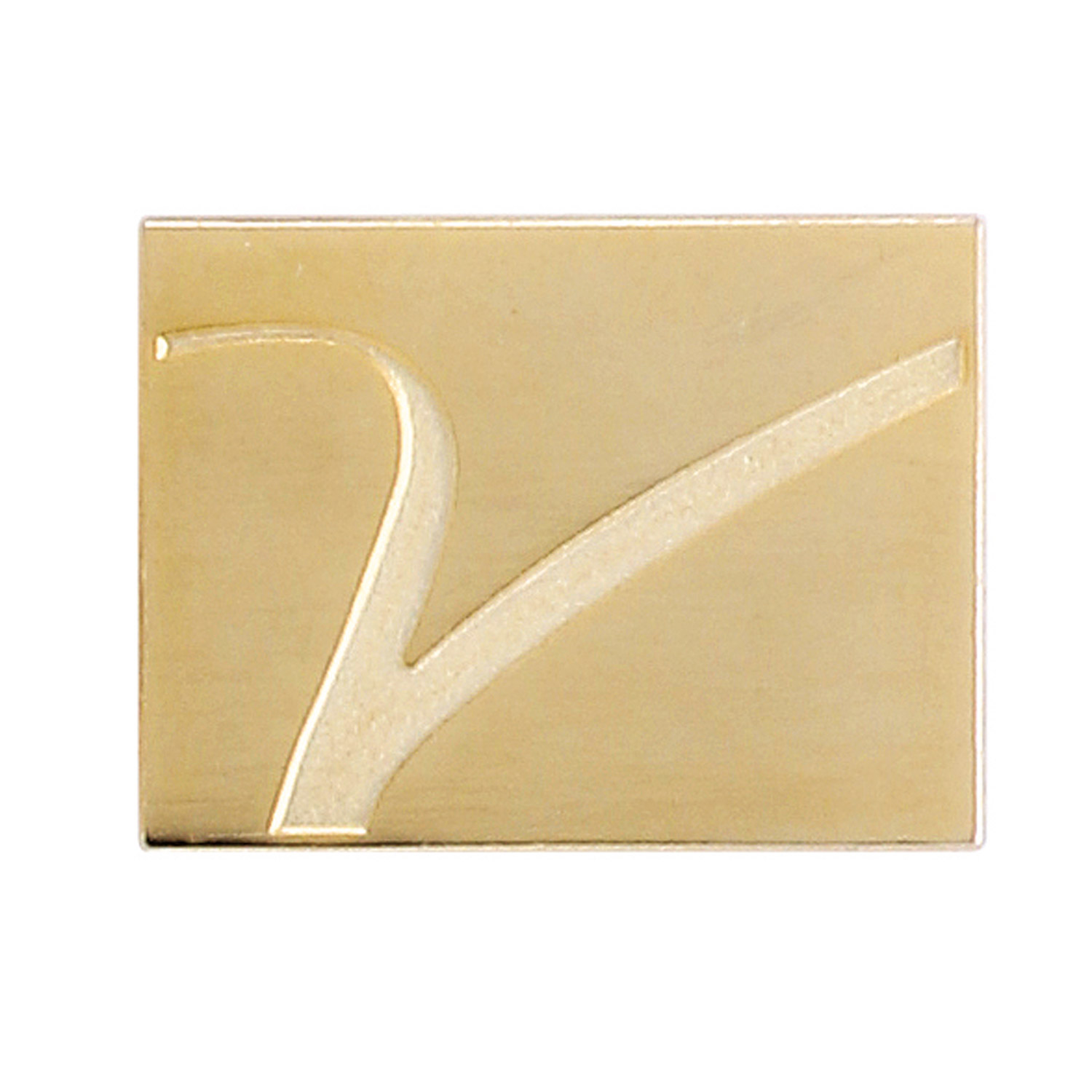 1 1/8" (1.125") Die Struck Sandblast Lapel Pin 1