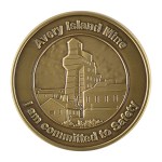 2 1/4" (2.25") Custom Challenge Coin Double Sided Struck Brass - Antique Brass 2 1/4" (2.25") Custom Challenge Coin Double Sided Struck Brass - Antique Brass