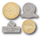 1 1/2" (1.5") Die Struck Sandblast Lapel Pin 1 1 1/2" (1.5") Die Struck Sandblast Lapel Pin 1