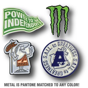 3/4" (0.75") Die Struck ColorMatched Lapel Pin 1 3/4" (0.75") Die Struck ColorMatched Lapel Pin 1