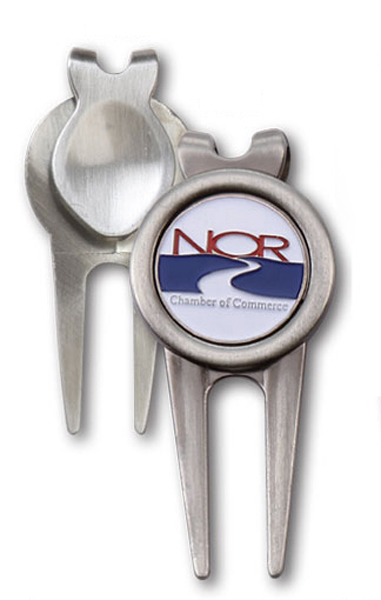3" Divot Tool w/ 1" Ball Marker (Style #1) 1