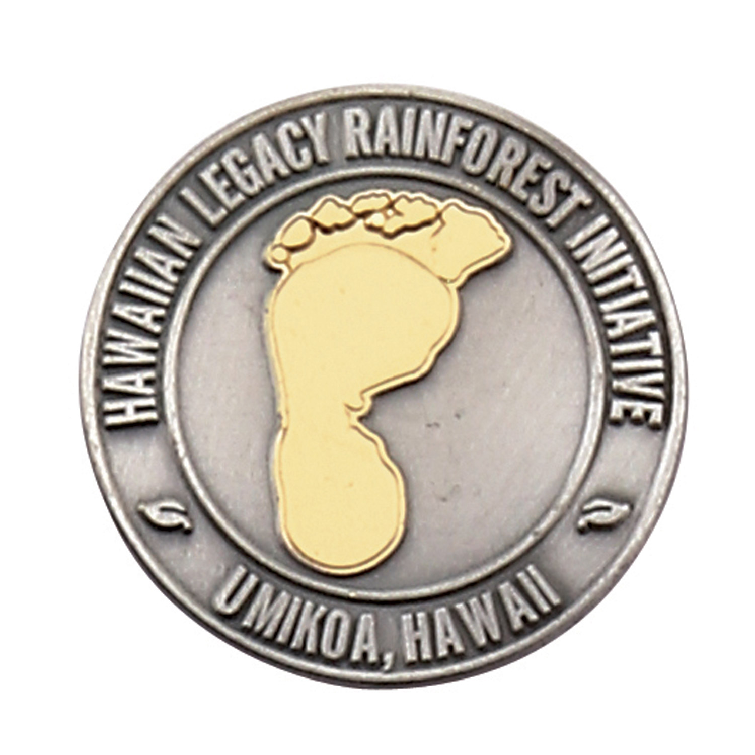 1 1/2" (1.5") Die Struck Antique Lapel Pin 1