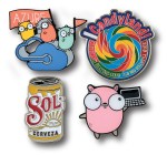 Custom Lapel Pins - 1 5/8" (1.625") Die Struck Iron Soft Enamel 1 Custom Lapel Pins - 1 5/8" (1.625") Die Struck Iron Soft Enamel 1