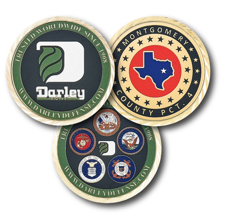 USA Made Deluxe Rush Challenge Coins 1.75" diameter 1 USA Made Deluxe Rush Challenge Coins 1.75" diameter 1