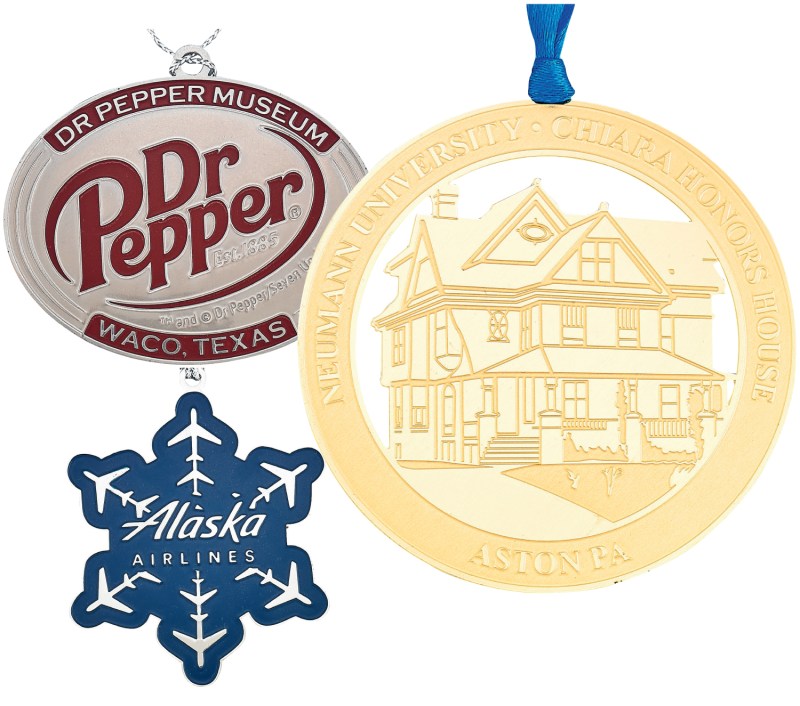 3" Etched Christmas Ornament 1 3" Etched Christmas Ornament 1