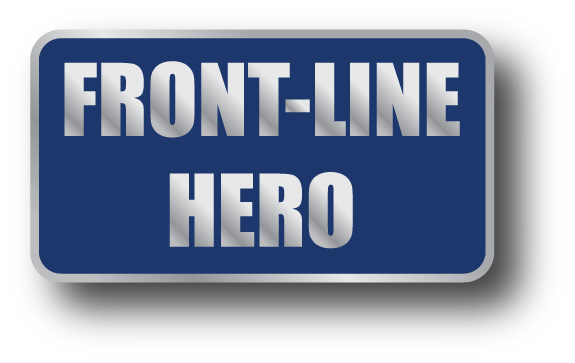 Stock COVID-19 Front-Line Hero Lapel Pins 1 Stock COVID-19 Front-Line Hero Lapel Pins 1