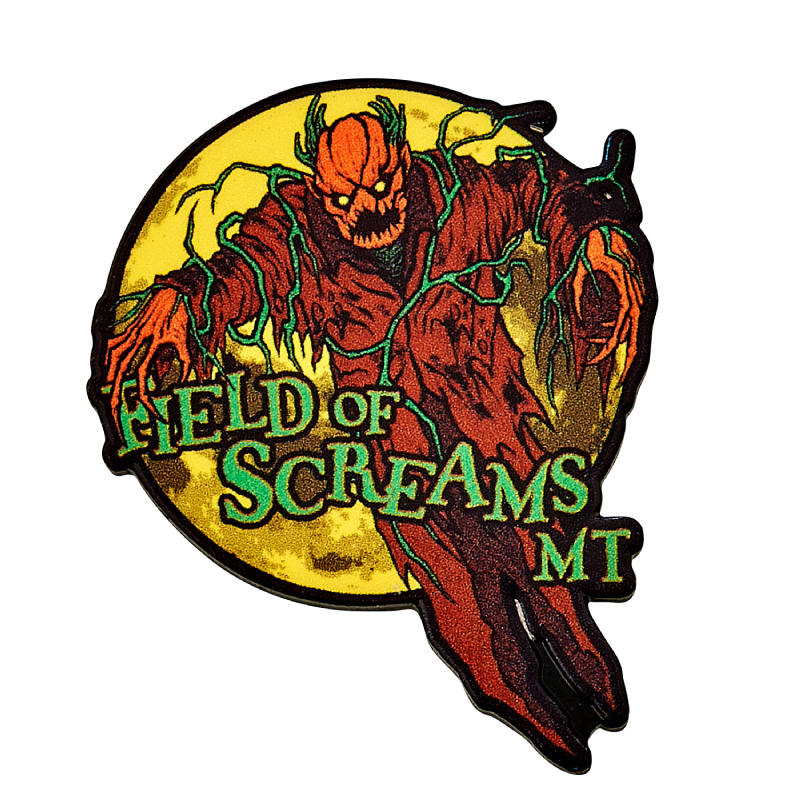 Custom Lapel Pins - 3/4" (0.75") Die Struck Iron Soft Enamel + Full Color UV Printing 1