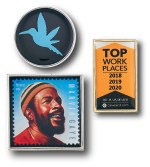 1¼" x ¾" (1.25"x0.75") Oval USA Printed Rush Photo Lapel Pin (4 Days) 1 1¼" x ¾" (1.25"x0.75") Oval USA Printed Rush Photo Lapel Pin (4 Days) 1