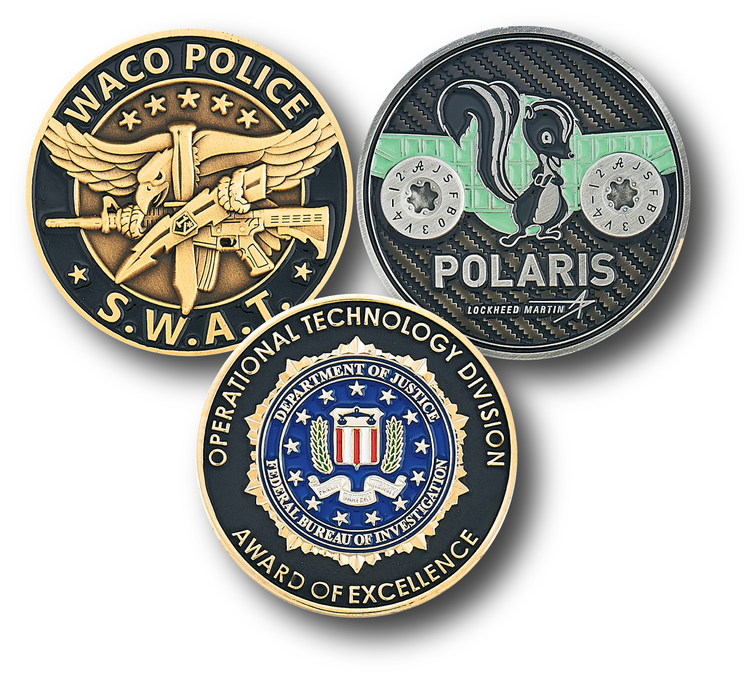 1 1/4" (1.25") Custom Challenge Coin Double Sided Struck Brass 1