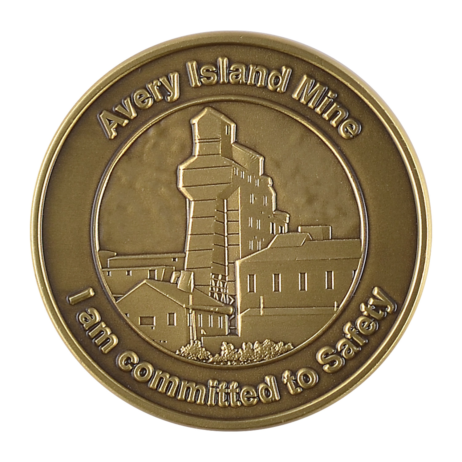 1 1/4" (1.25") Custom Challenge Coin Double Sided Struck Brass 1