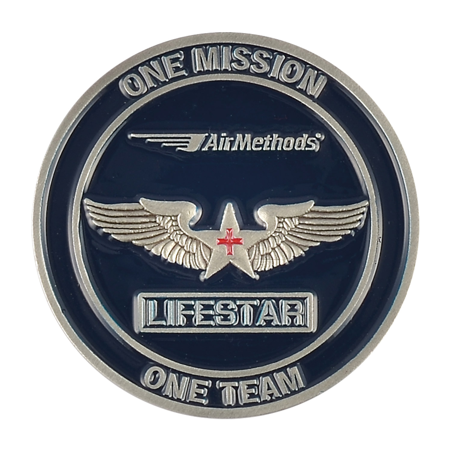 1 1/4" (1.25") Custom Challenge Coin Double Sided Struck Brass 1