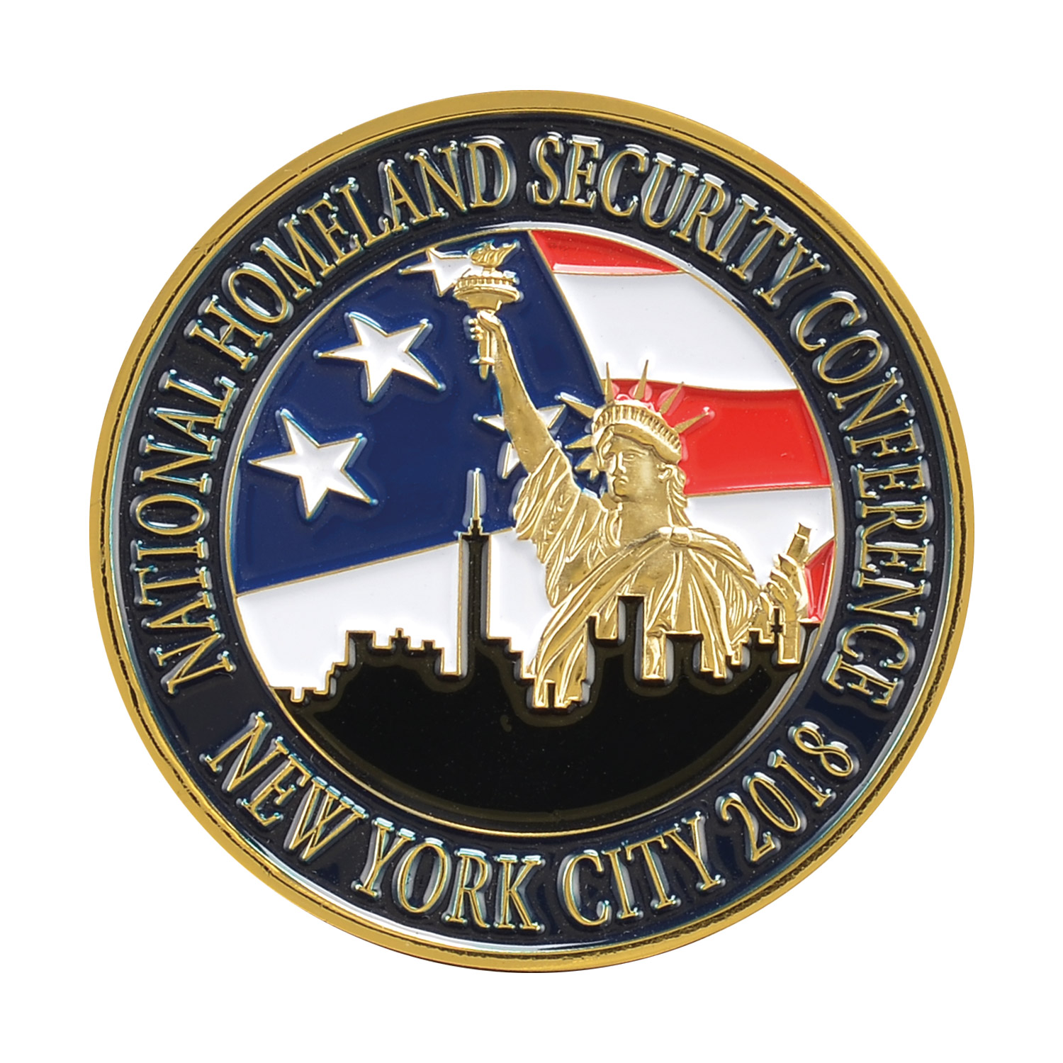 1 1/4" (1.25") Custom Challenge Coin Double Sided Struck Brass 1