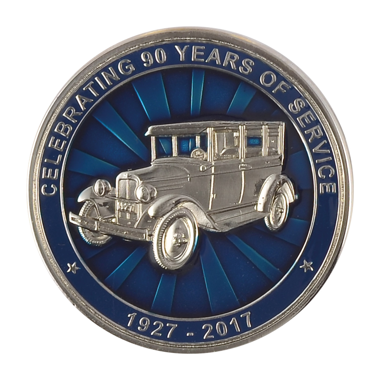 1 1/4" (1.25") Custom Challenge Coin Double Sided Struck Brass 1