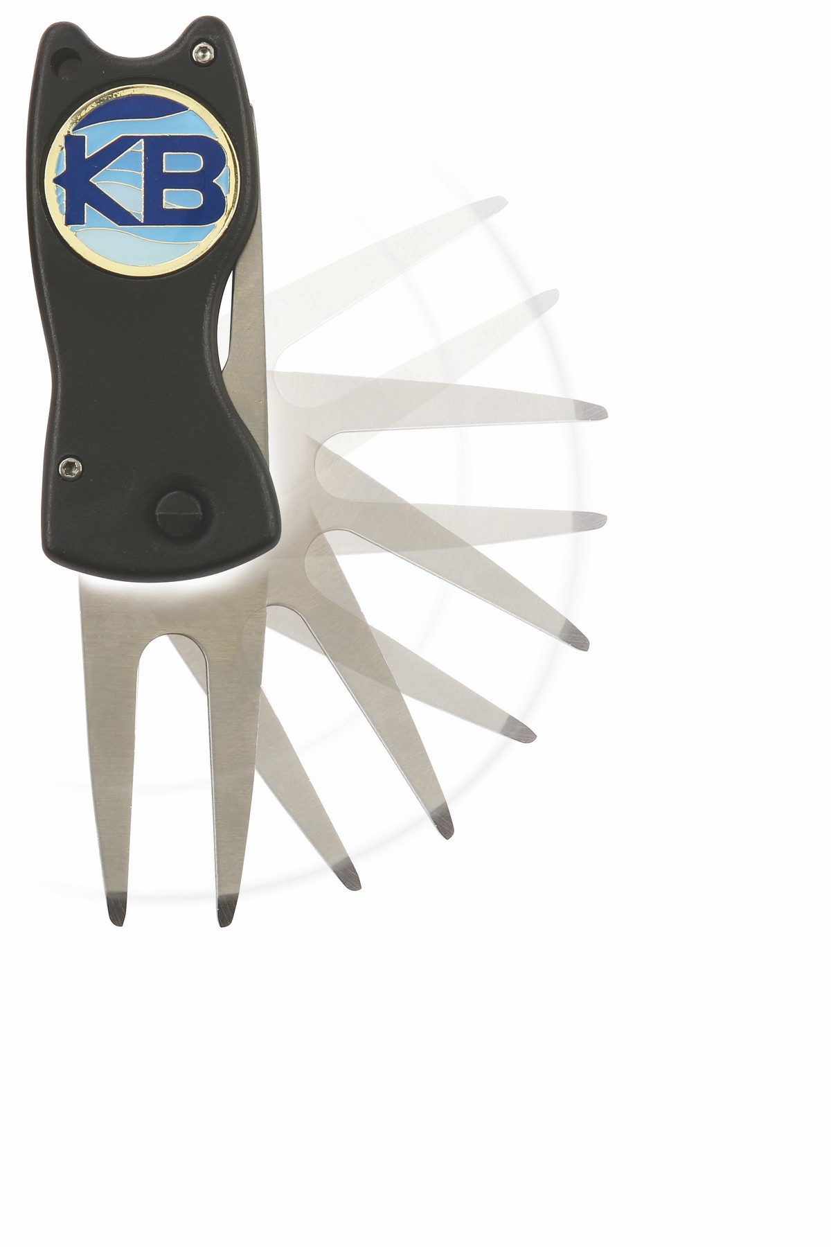 Switch Blade Style Divot Tool w/ 1" Ball Marker 1
