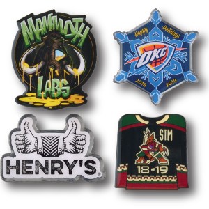 1 1/2" Overseas Photo Printed Lapel Pins 1 1 1/2" Overseas Photo Printed Lapel Pins 1