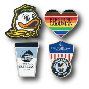 Custom Lapel Pins - 1" Screen on Cloisonne Hard Enamel 1 Custom Lapel Pins - 1" Screen on Cloisonne Hard Enamel 1