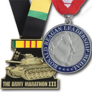 2 1/2" (2.5") Custom Cast Single Sided 3-D Medal 1 2 1/2" (2.5") Custom Cast Single Sided 3-D Medal 1