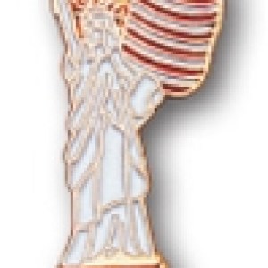 "Statue of Liberty w/ American Flag" Stock Pin 1 "Statue of Liberty w/ American Flag" Stock Pin 1