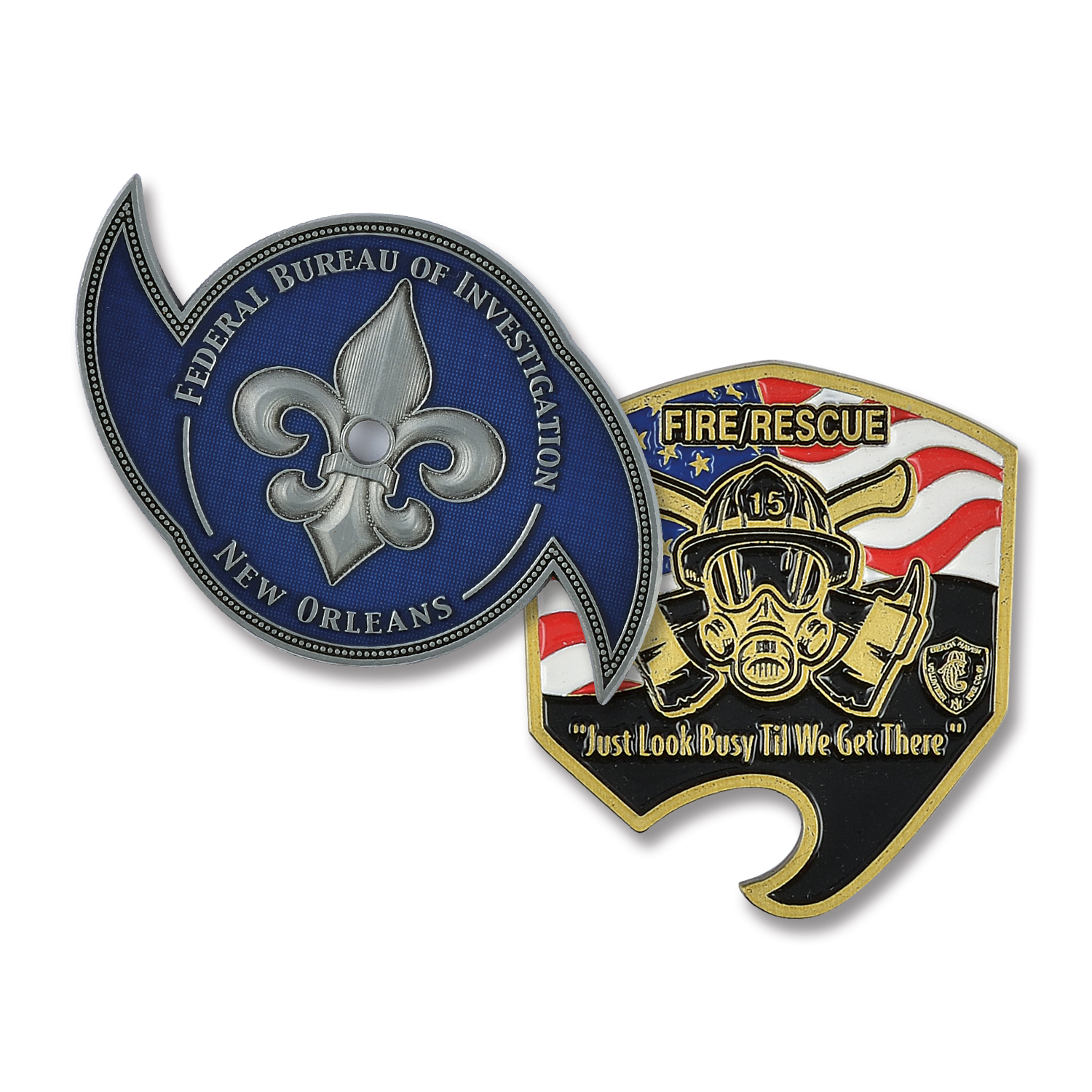 2 3/4" (2.75") Custom Challenge Coin Double Sided Cast Zinc Alloy 1