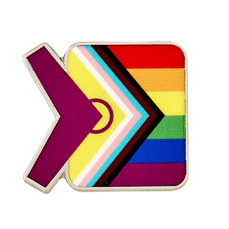 Custom Lapel Pins - 1 1/2" (1.5") Die Struck Iron Soft Enamel + Full Color UV Printing 1