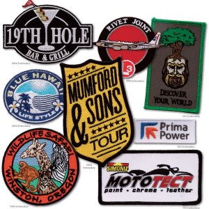 3" Embroidered Patch w/ 75% Coverage 1 3" Embroidered Patch w/ 75% Coverage 1