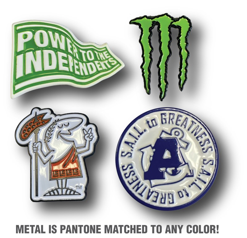 1 1/4" (1.25") Die Struck ColorMatched Lapel Pin 1 1 1/4" (1.25") Die Struck ColorMatched Lapel Pin 1